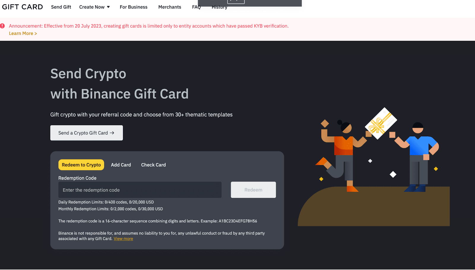 How to Redeem a Binance USDT Gift Card Online